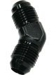 Aeroflow 45 Degree Male Flare Union -10AN Black