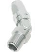 Aeroflow Male NPT Taper Swivel 45Â° Hose End 1/8