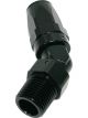 Aeroflow Male NPT Taper Swivel 45Â° Hose End 1/2