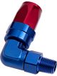 Aeroflow Male NPT Taper Swivel 90Â° Hose End 1/2