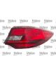 Valeo Combination Rearlight w/o Bulbs Left with Bulb Holder