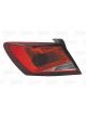 Valeo Combination Rearlight w/o Bulbs Left with Bulb Holder