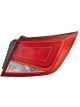Valeo Combination Rearlight w/o Bulbs Left with Bulb Holder LED