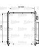 Valeo Condenser R134a 388mm Width 335mm Length 16mm