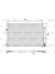 Valeo Condenser R134a 564mm Width 363mm Length 17mm