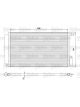 Valeo Condenser R134a 608mm Width 341mm Length 16mm