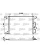 Valeo Condenser R134a w/o Dehumidifier 500mm Width 364mm Length 16mm