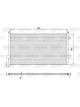 Valeo Condenser w/o Dehumidifier