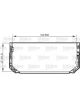Valeo Condenser R134a w/o Dehumidifier 682mm Width 311mm Length 22mm