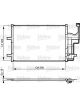 Valeo Condenser R134a with Dryer 599mm Width 383mm Length 16mm Depth