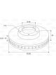 Valeo Disc Brake Rotor (Single) Vented 260mm