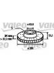 Valeo Brake Rotor (Single) Front Vented