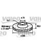 Valeo Brake Rotor (Single) Front Vented