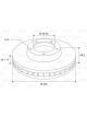 Valeo Disc Brake Rotor (Single) Vented 238mm