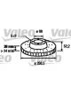 Valeo Disc Brake Rotor (Single) Vented 256.5mm