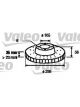 Valeo Brake Rotor (Single) Front Vented
