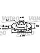 Valeo Brake Rotor (Single) Front Vented