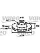 Valeo Disc Brake Rotor (Single) Vented 238mm