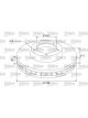 Valeo Disc Brake Rotor (Single) Vented 296mm
