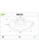 Valeo Brake Rotor (Single) Rear 