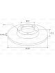 Valeo Disc Brake Rotor (Single) 300mm