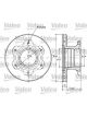 Valeo Brake Rotor (Single) Rear Vented
