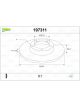 Valeo Disc Brake Rotor (Single) w/o ABS Sensor Ring 274mm