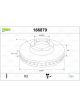 Valeo Brake Rotor (Single) Front with Screw Vented
