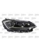 Valeo Headlight Right w/o Bulb For Flashing Light Low Beam LED