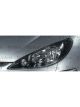Valeo Headlight Set w/o Servo Motor Left Low Beam H7 White Halogen Black