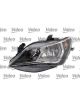 Valeo Headlight with Servo Motor Right H7 Halogen Electric Transparent