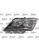 Valeo Headlight with Servo Motor Right H7 Halogen Electric Transparent