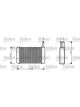 Valeo Heat Exchanger Interior Heating 198mm Width 150mm Length 42mm Depth Copper