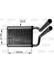 Valeo Heat Exchanger Interior Heating 200mm Width 165mm Length 25mm Depth For LH