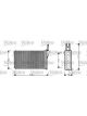 Valeo Heat Exchanger Interior Heating 280mm Width 134mm Length 42mm Depth