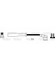 Valeo Ignition Cable Kit Silicone 7mm Dia 570mm Length