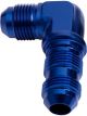 Aeroflow 90 Degree AN Bulkhead -16AN Blue