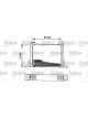 Valeo Oil Cooler Engine Oil Aluminium 144mm Width 40mm Thick