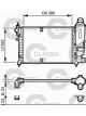 Valeo Radiator Engine Cooling 322mm Width 390mm Length 23mm with Expansion Tank