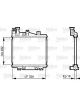 Valeo Radiator Engine Cooling 328mm Width 282mm Length 16mm 25mm Inlet 25mm