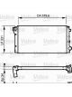 Valeo Radiator Engine Cooling 331mm Width 580mm Length 34mm Synthetic 35mm Inlet