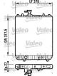 Valeo Radiator Engine Cooling 378mm Width 375mm Length 27mm Synthetic 28mm Inlet