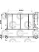 Valeo Radiator Engine Cooling 378mm Width 610mm Length 34mm 40mm Inlet 40mm