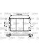 Valeo Radiator Engine Cooling 390mm Width 600mm Length 42mm Synthetic