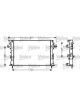 Valeo Radiator Engine Cooling 438mm Width 680mm Length 40mm Synthetic 32mm Inlet