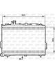 Valeo Radiator Engine Cooling 625mm Width 360mm Length 20mm Synthetic