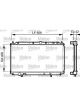 Valeo Radiator Engine Cooling 658mm Width 400mm Length 32mm Synthetic 35mm Inlet