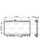 Valeo Radiator Engine Cooling 698mm Width 325mm Length 16mm Synthetic