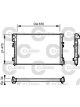 Valeo Radiator Engine Cooling w/ Coolant Regulator 470mm Wd 670mm Len 34mm 42mm