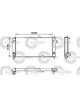Valeo Radiator Engine Cooling w/o Coolant Regulator 285mm Wd 530mm Len 34mm